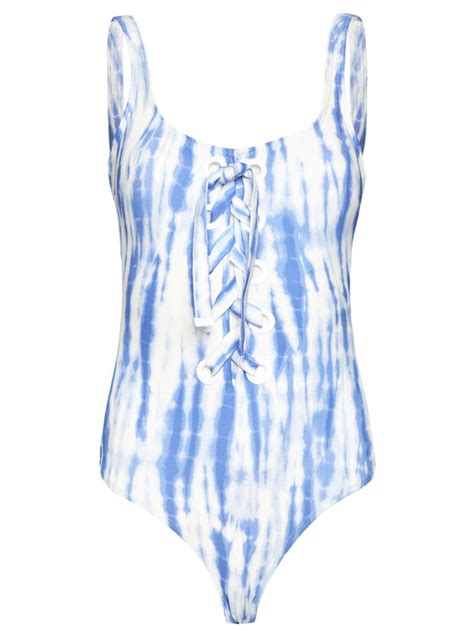 michael kors badeanzug blau|michael kors bathing suits.